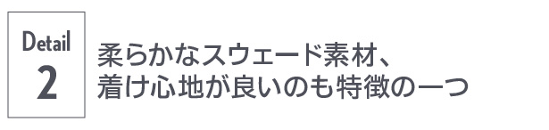 リージェンシースウェードコレクションの特徴