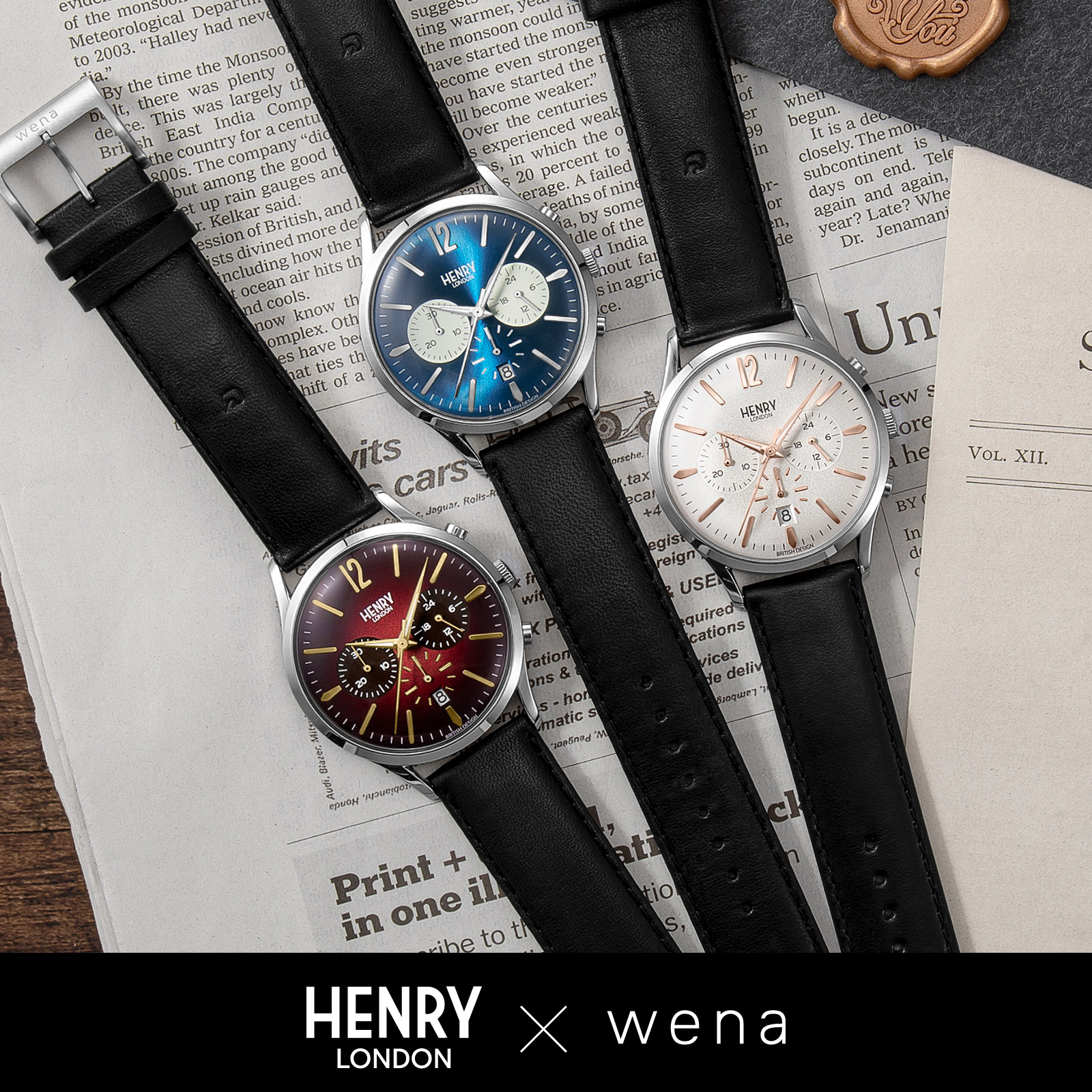 wena wrist leather × HENRY LONDON